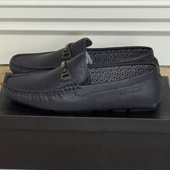 Aston Marc Charter-03 Navy Loafers Men’s Size 10M Driving Moccasins Slip On 🥿 - Picture 3 of 11